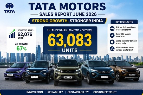 Tata Motors Sales Units in June 2026